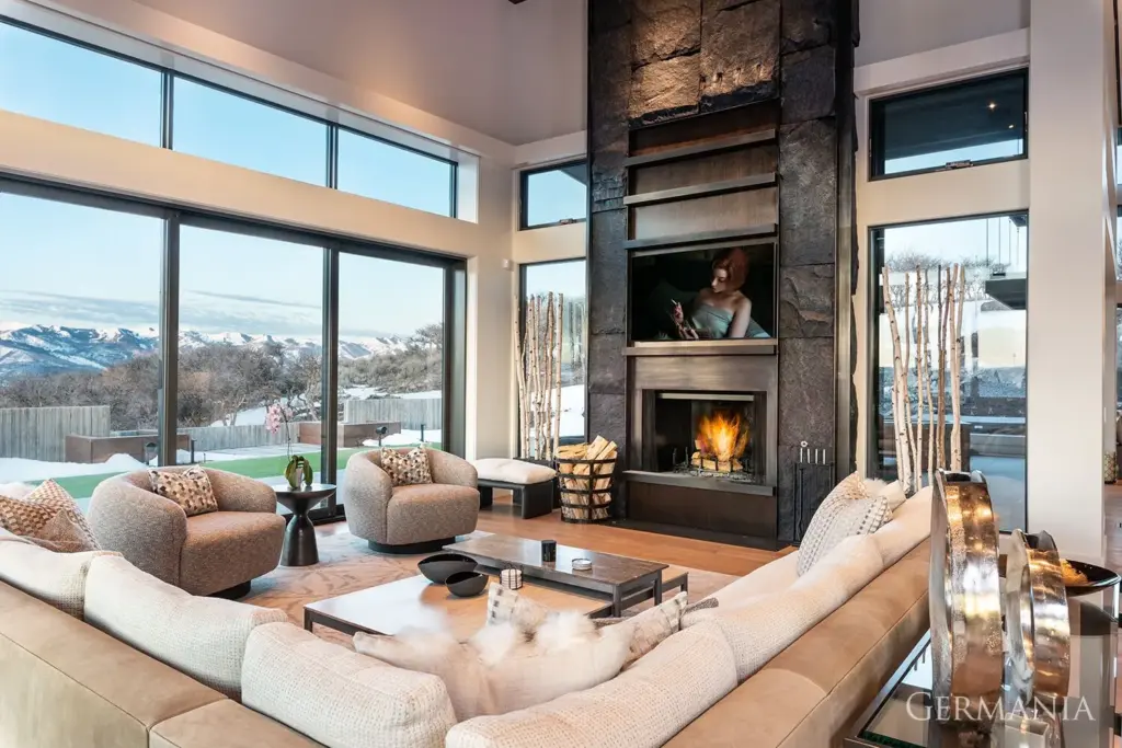 Modern upgraded living room